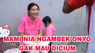 THANIA PUTRI ONSU NGAMBEK ONYO GAK MAU DICIUM ~ LUCU BANGET || BETRAND ANNETH