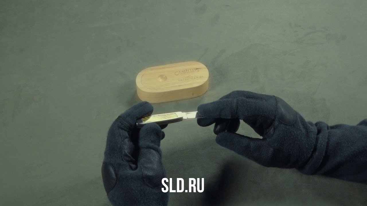 Складной нож Camillus 19061 Yello-Jaket Titanium Bonded 1-Blade Peanut