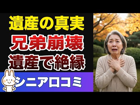【血縁の崩壊】兄弟姉妹で骨肉の争い！相続トラブル22選【シニアの口コミ】