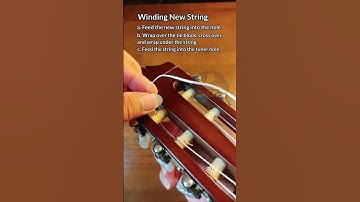 How to String A Classical Guitar?