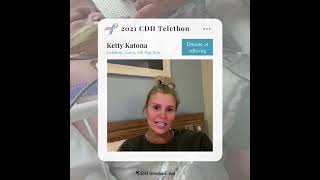 UK Pop Star Ketty Katona Appears on the 2021 CDH Telethon
