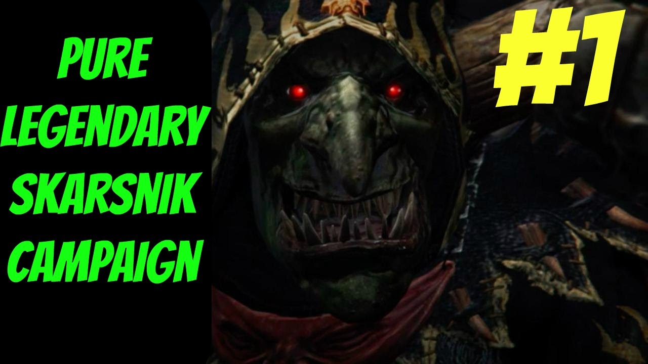 lets play a little game Pure Legendary Skarsnik Campaign #1 -- Total War: Warhammer
