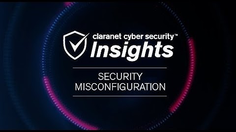 OWASP Top 10: Security Misconfiguration