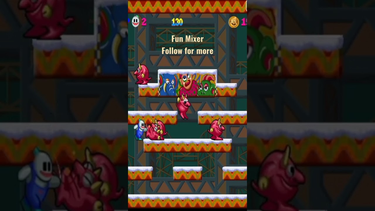 Snow Bros game Trick | Stage 1