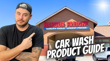 Car Detailing Products at HARBOR FREIGHT! - Everything you need FULL GUIDE