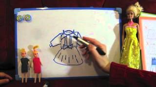 Видео урок рисовать по шагам Платье Video tutorial step by step to draw dress Видео урок рисовать по шагам Платье Video tutorial step by step to draw dress