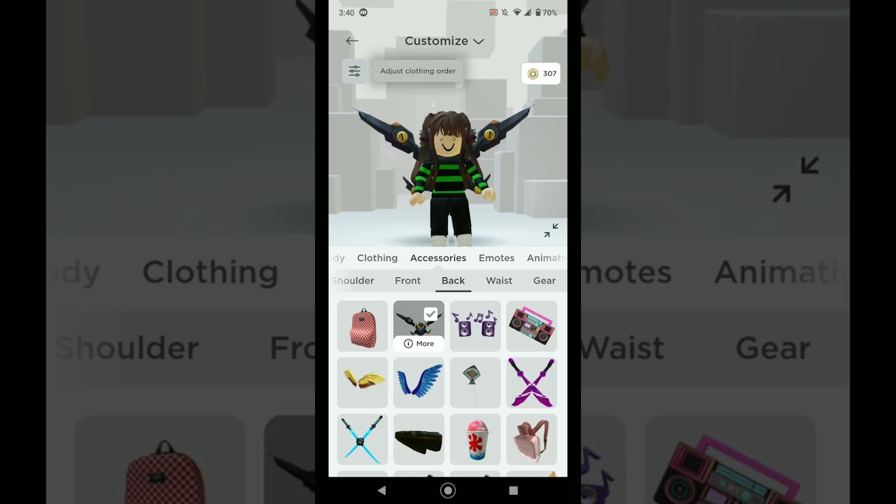 Omg, I got the Plasma Wings for free from Microsoft Rewards! 😁⭐✨🖤💚💛❤️ 