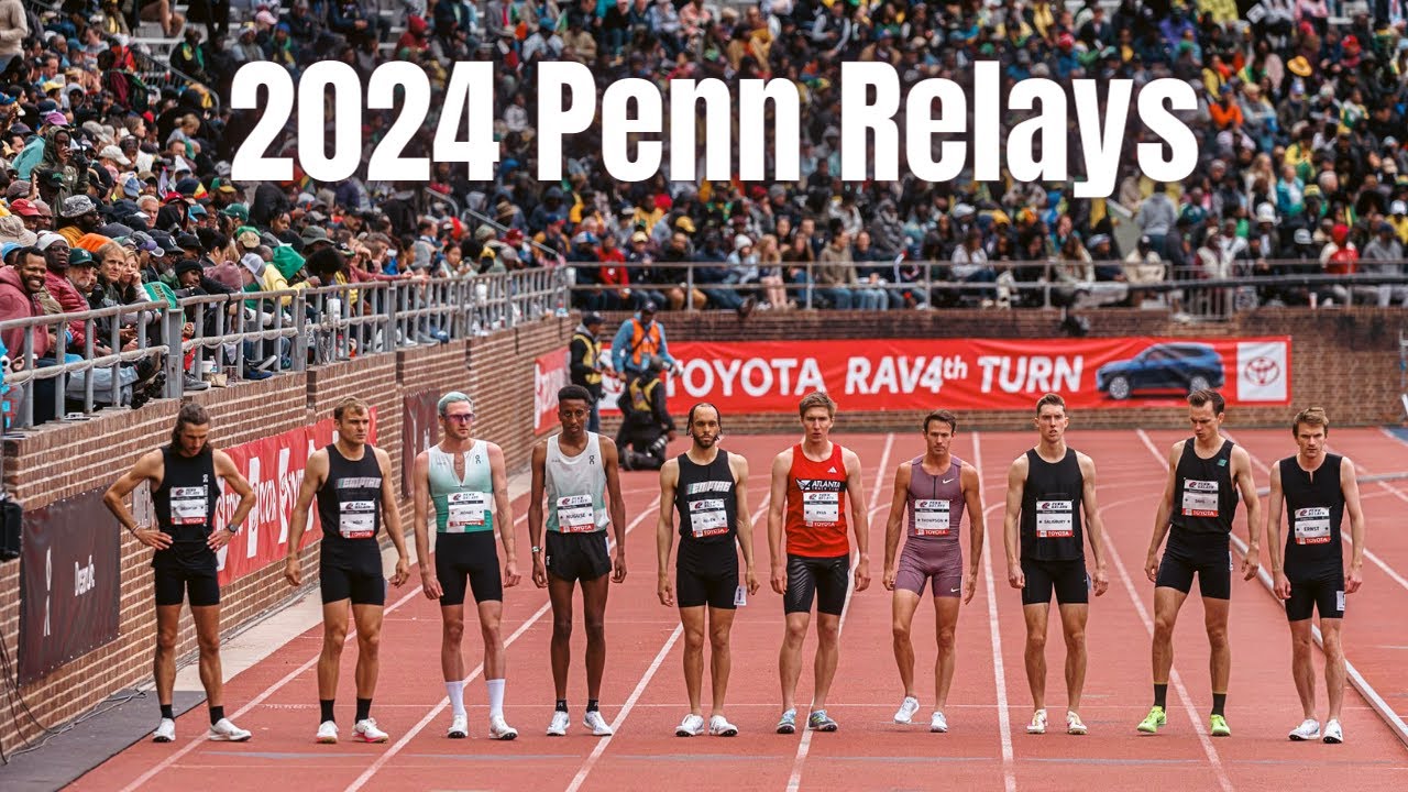 Racing the American Record Holder! Penn Relays Mile YouTube