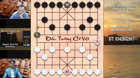 Cờ tướng úp Vòng 6 các ván (6-10) của NGUYỄN THĂNG LONG & NGUYỄN ĐÌNH KẾT