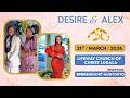 DESIRE ALEX WEDDING DAY 21ST MARCH 2026 Lifeway Church Of Christ Lugala