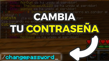 😎 COMO CAMBIAR TU CONTRASEÑA en cualquier SERVIDOR no PREMIUM de minecraft 1.21