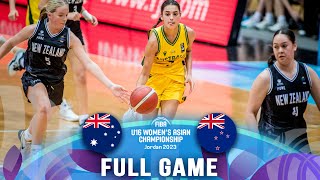 Australia v New Zealand | Full Basketball Game | FIBA U16 Women's Asian Championship 2023