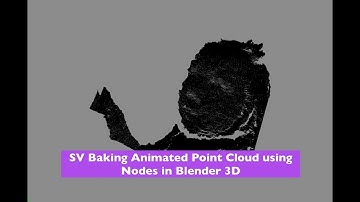 LIVENODING 1168 / SV Baking Animated Point Cloud With Nodes