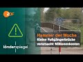 Leipziger Mini-Steg kostet Millionen | Hammer der Woche vom 06.05.23 | ZDF