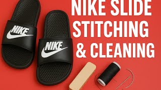 “Nike Slide Repair & Clean | Easy Stitching & Polishing Guide!”