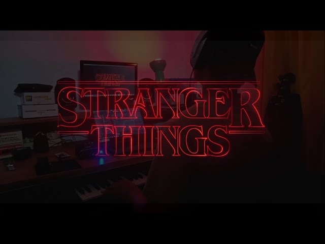 STRANGER THINGS THEME (Remix 80s Style Synth Music) class=