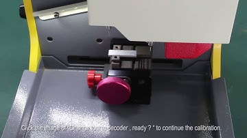 How to calibrate your sec-e9 when you use automobile key clamp