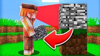 😱 ვხურავ Minecraft-ს, მაგრამ ვიღებ ყველა ბლოკს რომელსაც შევხედავ!