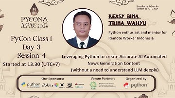 Day 3 Class #1 - 4A Session 4 - Pycon APAC 2024