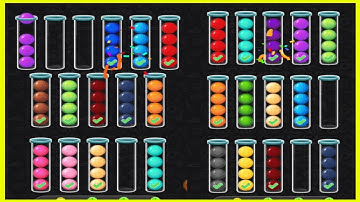 Color Ball Puzzle Gameplay |All Levels android,ios [Classic: 450-454] |ASMR&Gaming