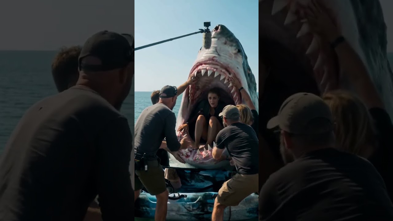 Behind the scene shark BTS