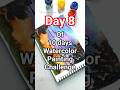 day 8/day 10 of 🖌️✨ watercolor painting Challenge 💗#trending #shorts #challenge #art