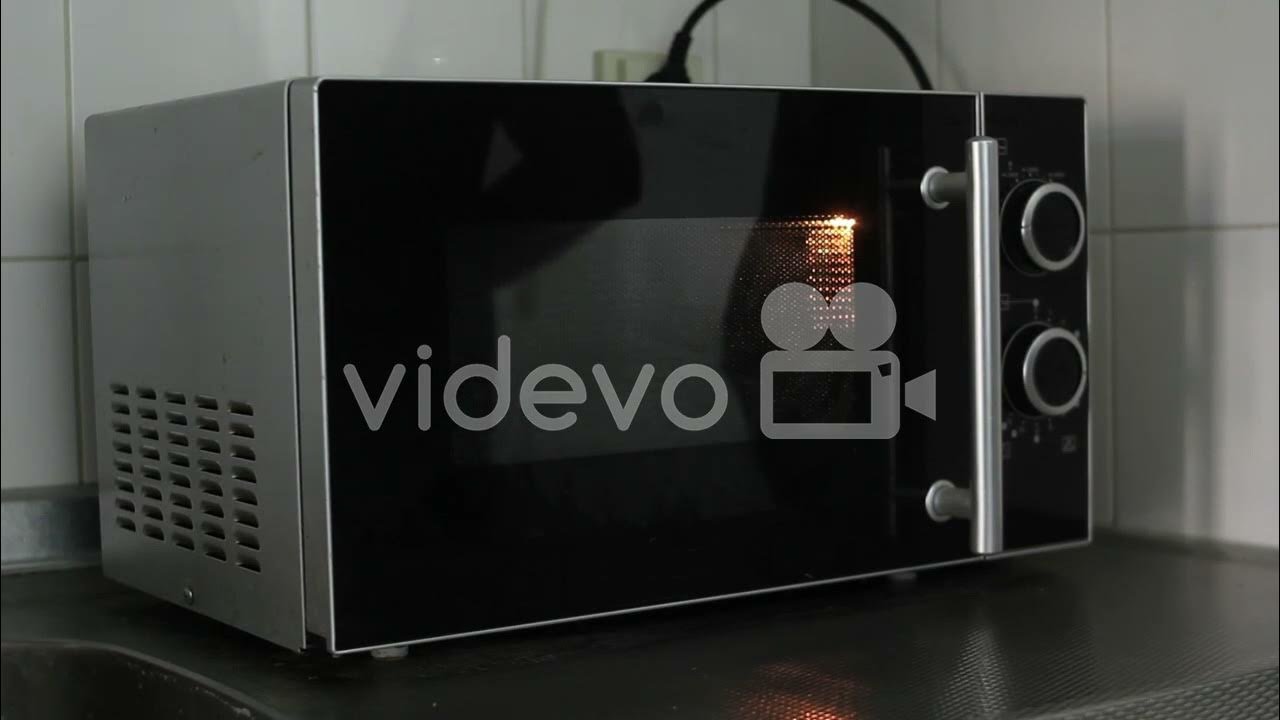 Turning microwave on, letting it run a while and turning it off