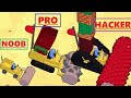 NOOB vs. PRO vs. HACKER - Stone Miner Levels 1-3 | Gameplay