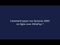 Tutoriel  paiement de factures sbee