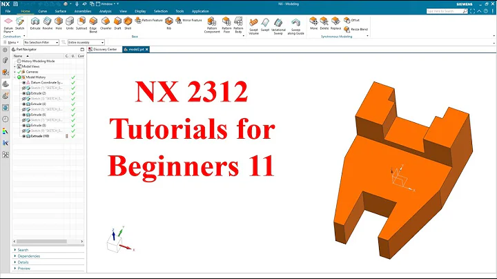 Siemens NX  tutorials for beginners|NX 2312|tutorial-11