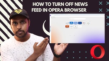 Turn off news feed In opera browser  | how to turn off news feed on opera browser