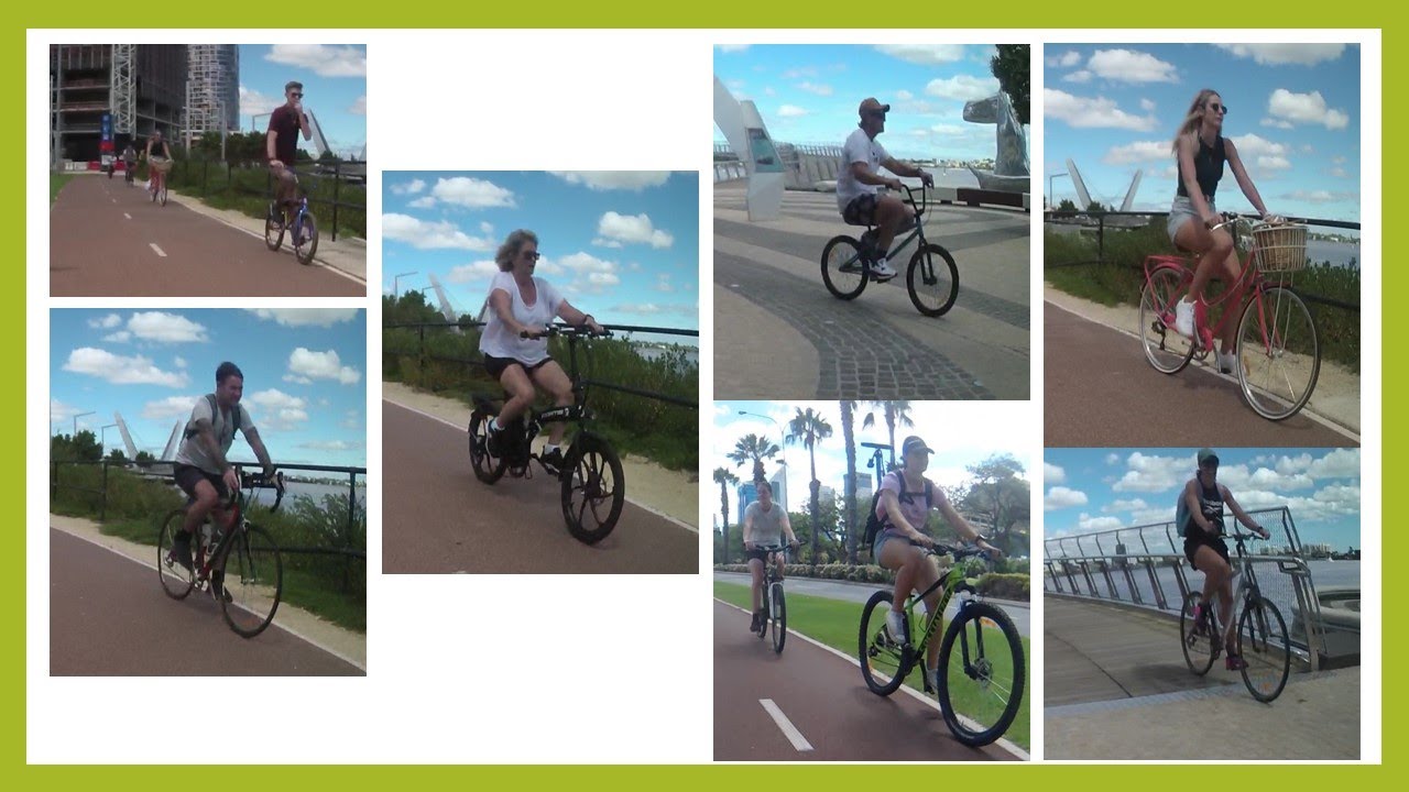 In Perth, helmets seem to be optional sometimes YouTube