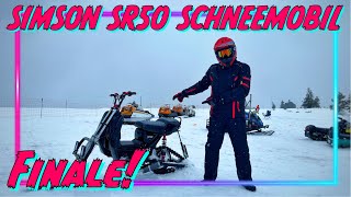 Simson SR50 Schneemobil #22 Finale! | Garagengedöns