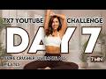 7x7 Challenge Day 7 | Core Crusher: Ultimate Abs Pilates  | 7 Min at Home Workout
