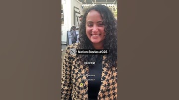 Notion got her a job?! Love hearing success stories like these #notion #jobsearch