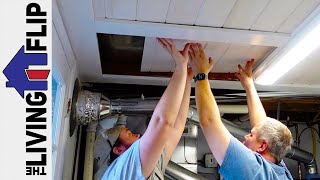 WE BUILT A REMOVABLE CEILING // TLF 45