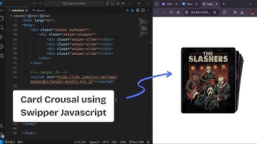 Create a Stunning Card Carousel with Swiper JS, HTML & CSS (Grab Effect)