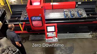 Long Machine Bed + FlexCNC Pendulum Mode = Time Savings