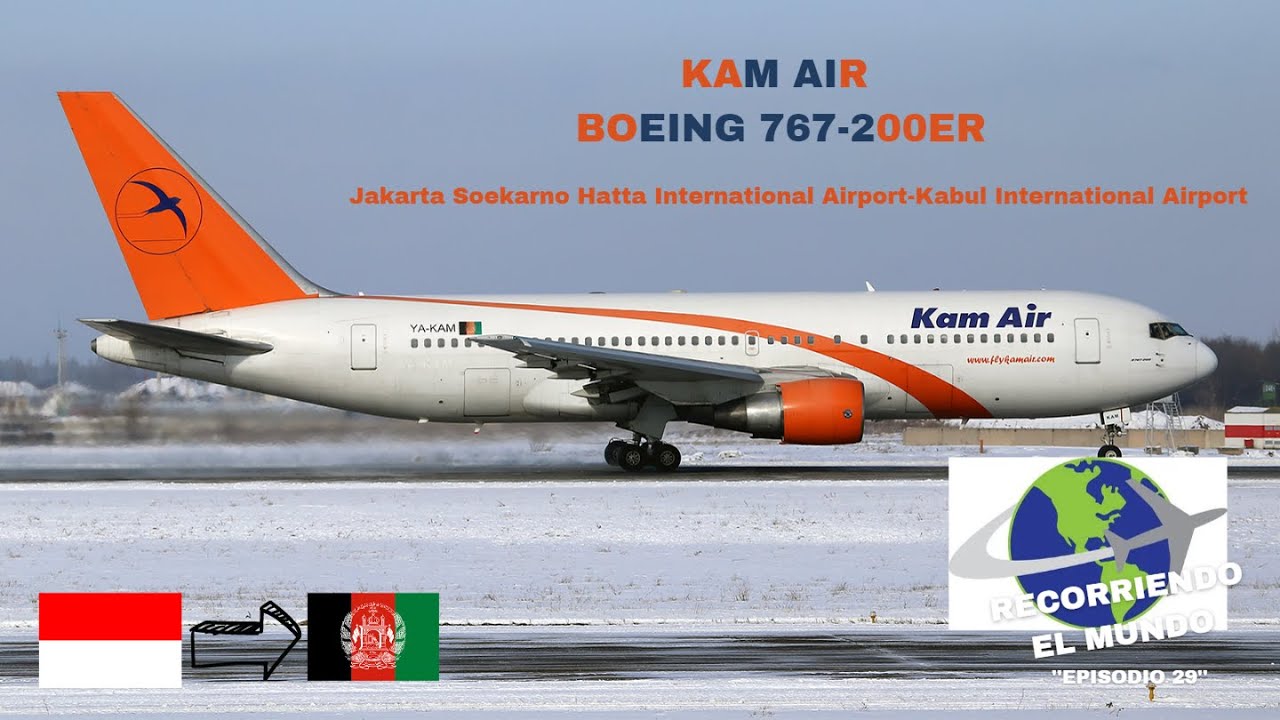 KAM AIR B767200 Jakarta Soekarno Hatta International AirportKabul