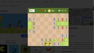 Google Minesweeper - Easy Any% - 3 Seconds