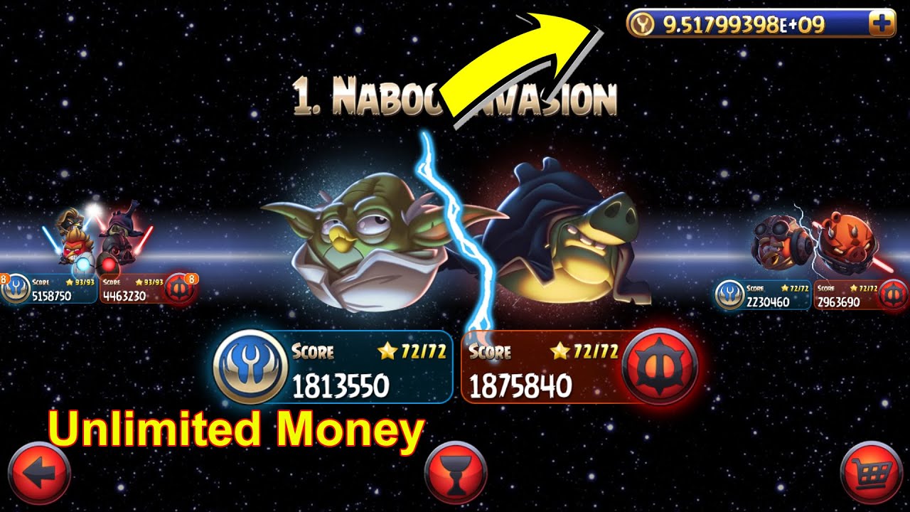 Angry Birds Star Wars 2 Mod Apk 1.9.25 (Mod Menu, Unlimited Money)