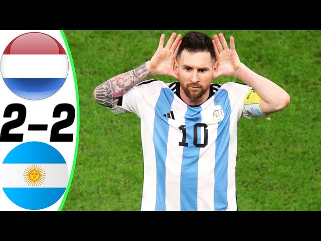 VM-PROG] Torcedor invade gramado após gol de Messi no jogo entre Argentina  e Holanda, pelas quartas; vídeo