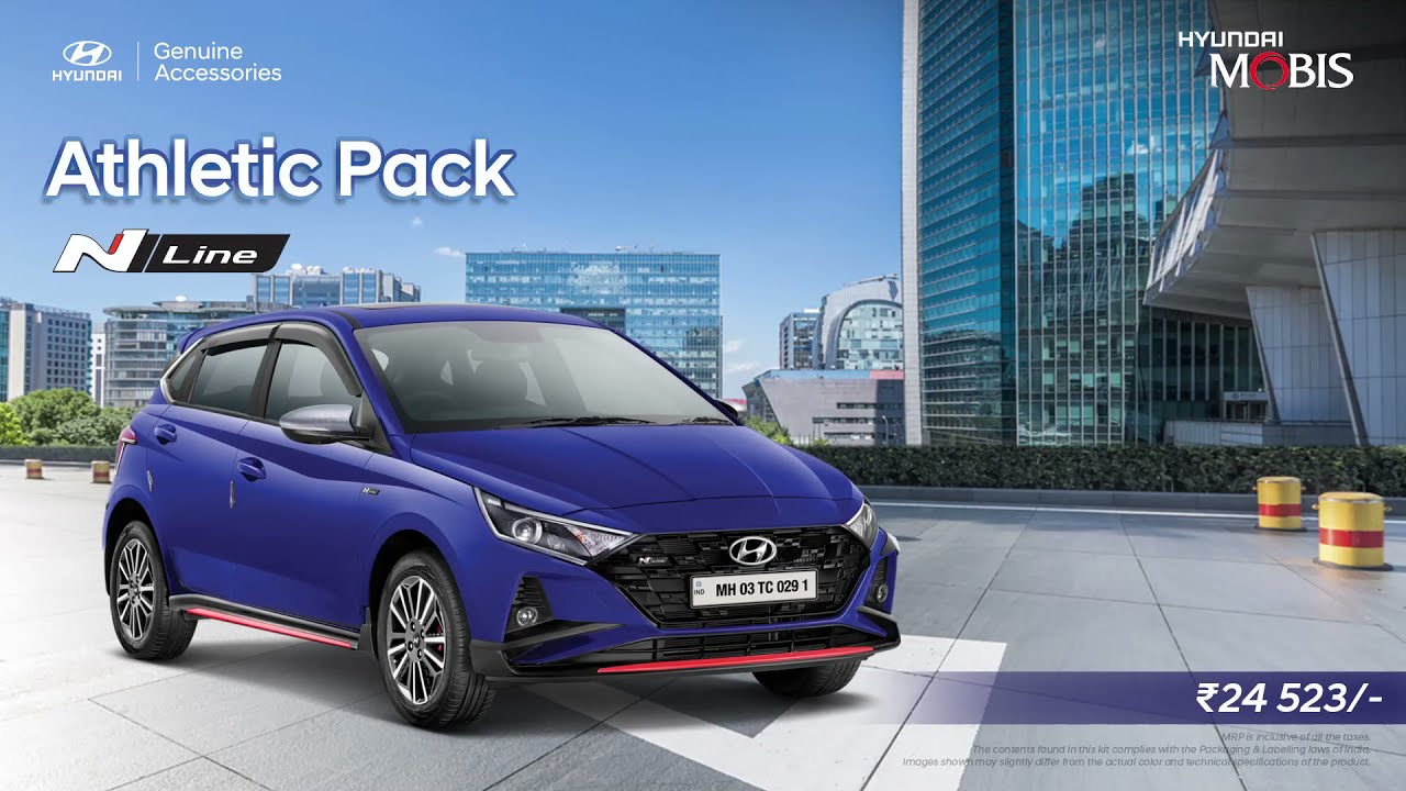 Hyundai Mobis | Athletic Accessory Pack for Hyundai i20 N Line - YouTube