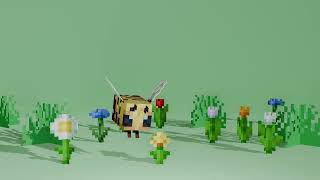 Spring bee animation