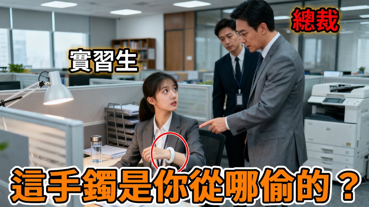 戴外婆玉手镯去上班，不料总裁一把抓住我：这镯子哪来的？#故事分享 #感人一幕 #正能量 #暖心 #情感故事 #人生經歷#認親