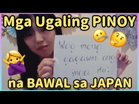 Ugaling Pilipino na Bawal sa Japan | Filipino Japanese Culture Difference | shekmatz