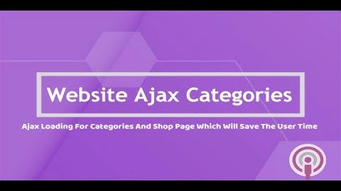 Ajax Website Categories | Odoo app | Botspot Infoware App