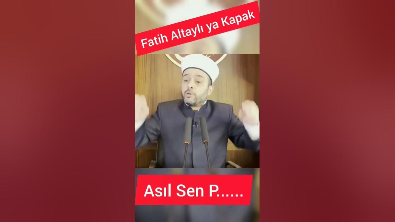 Diyanete pornocu diye Fatih Altaya Kapak #halilkonakcı #islam #diyanet