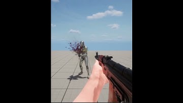 UE5 Fps Project Ageir: Hitmark Test #shorts #devblog