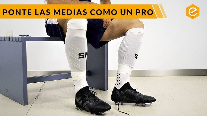 Como usar CALCETAS TÉCNICAS + MEDIAS CORTADAS como los PROFESIONALES ⚽️ # futbol #soccer 